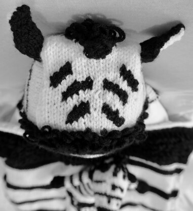 Zebra Hooded Baby Car Seat Blanket