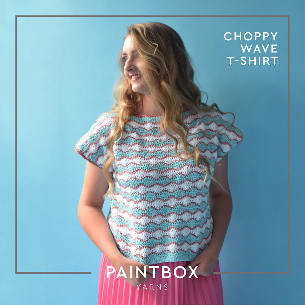 Choppy Wave T-Shirt - Free Top Crochet Pattern for Women in