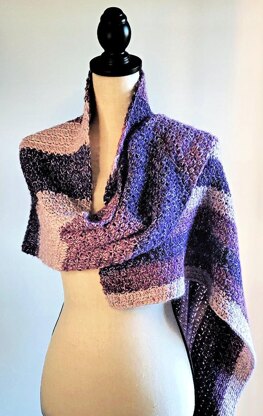 The Purple Orchid Scarf