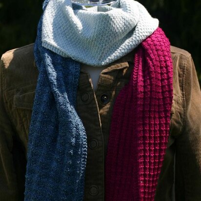 Ice Age Trail Wrap - knitting pattern
