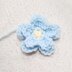 Crochet Spring Wreath Pattern - Forget-Me-Not