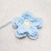 Crochet Spring Wreath Pattern - Forget-Me-Not