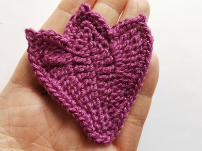 Crochet tulip flower pattern 2 sizes