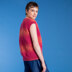 Make it in Moss Stitch Tank Top - Free Knitting Pattern in Paintbox Yarns Ombré Aran Wool Touch