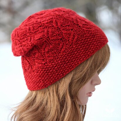 Dancing Fireflies Hat - knitting pattern