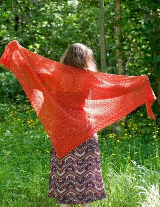 Busy Bee shawl