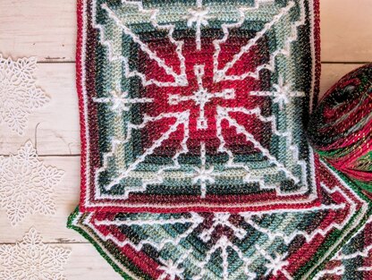 Soft Holly Mosaic Square