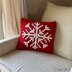 Snowflake Bobble Stitch Pillow