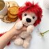 Сute plush lion