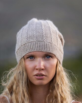 Kalahari beanie knitting pattern