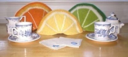 Felted Citrus Tea Cozies