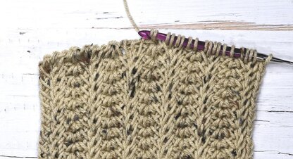 Tunisian Nautilus Mens Scarf