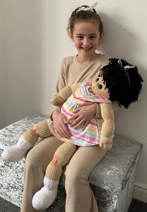 The Woollie Dolls - 2.6ft tall Sculptured  Baby Olivia Pyjama Case