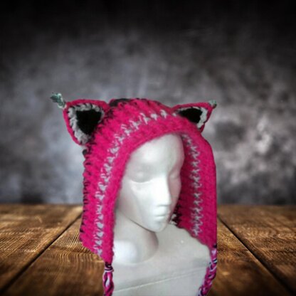 Crochet Pussy Cat Hat