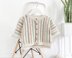 5 sizes - STRIPY Crochet Jacket