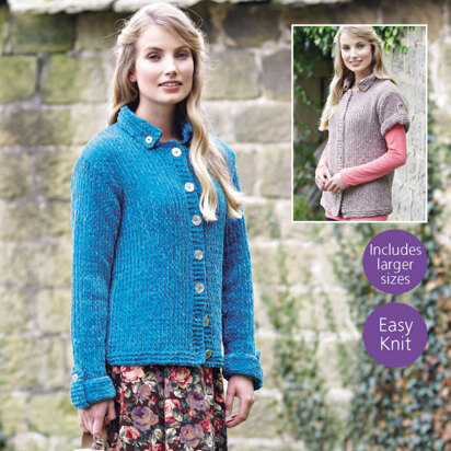 Cardigans in Sirdar Smudge - 8093 - Downloadable PDF