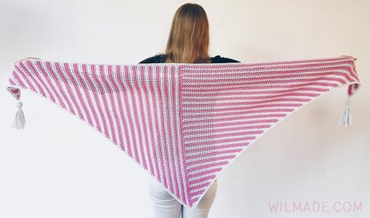 Stripe Me Shawl