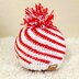 Candy Cane Baby Hat