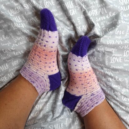Toe Up Simple Socks No 2