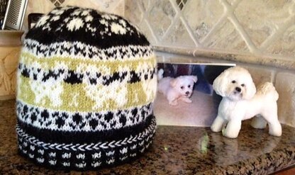 Bichon frise beanie