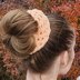 Eyelet Stitch Scrunchie Hair Tie Knitting Pattern