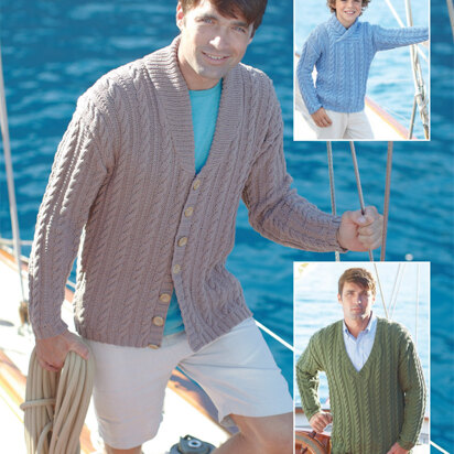 Sweaters & Cardigan in Sirdar Cotton Rich Aran - 7270 - Downloadable PDF