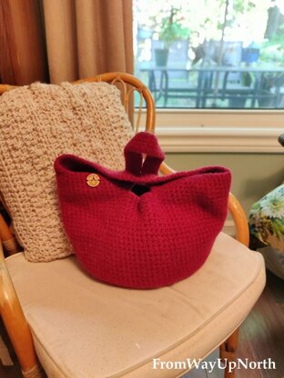 Felted Wool Dock Tote.