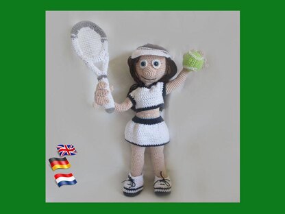 Tennis Girl Tina/Tennis Mädchen Tina