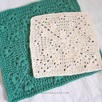 Flower Field Granny Square