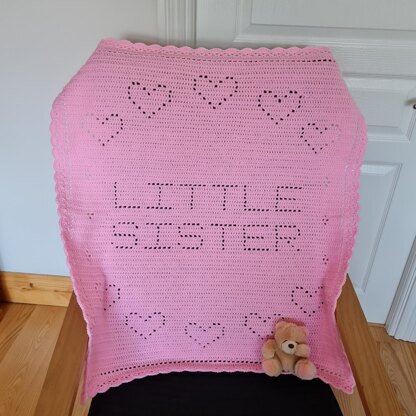 Little Sister Filet Blanket