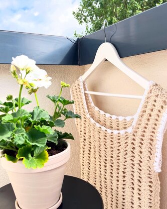 Sun Sea and Shells Vest Top