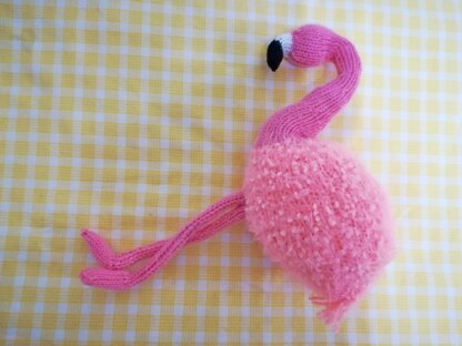 Knitting Pattern  pink flamingo