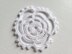 Crochet Netting flower with picots pattern