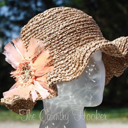 Ruffle Brim Sun Hat