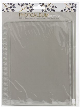Webster's Pages Snap-In Album Pouch Small - 6"X8" Zipper Pouch