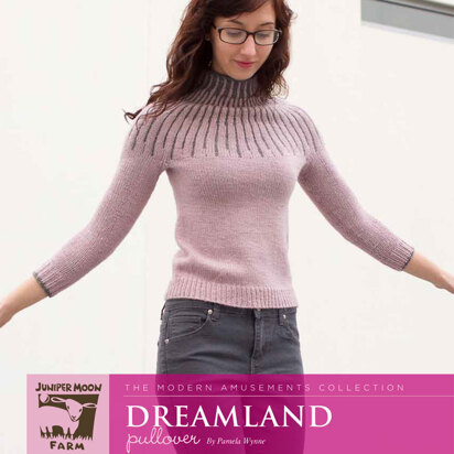 Dreamland Pullover in Juniper Moon Farm Moonshine - Downloadable PDF