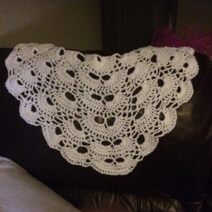 christening shawl