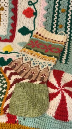 Cozy Colorwork Christmas Stockings