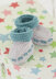 Bootees and Shoes in Sirdar Snuggly Baby Bamboo DK - 4734 - Downloadable PDF