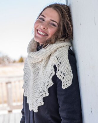 Yeva Shawl in Berroco Catena - 391 - 2 - Downloadable PDF