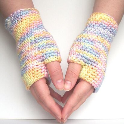 One Stitch Fingerless Gloves