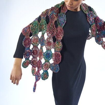 Rue Shawl in Berroco Sesame - Downloadable PDF