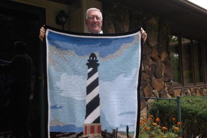 Cape Hatteras Lighthouse Afghan