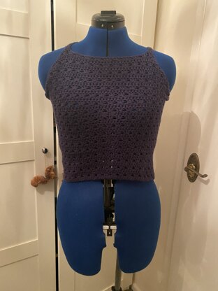 Crochet halter top