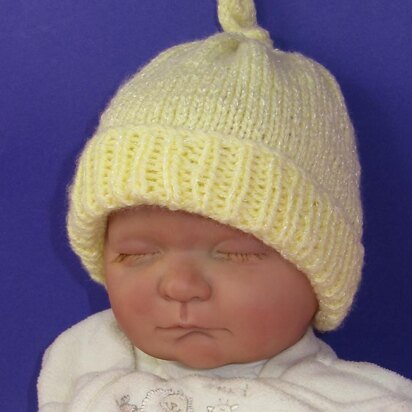 Baby Topknot Beanie Hat