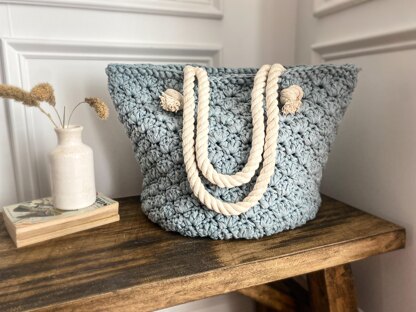 Hand Crocheted Journal Tote Bag/ Journaling Storage Bag / Journal Bag /  Crocheted Bag 