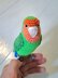 Peach-faced Lovebird Plush