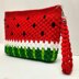 Watermelon Pouch Wristlet