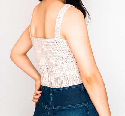 Blair Ribbed Hem Crop Top