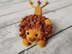 Lion crochet bookmark